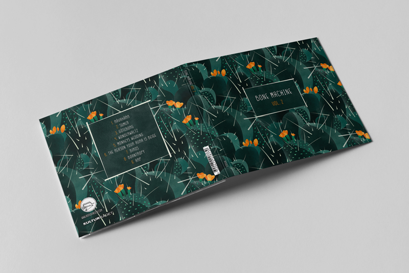 Album artwork - Bone machine by Emelie Zetterberg