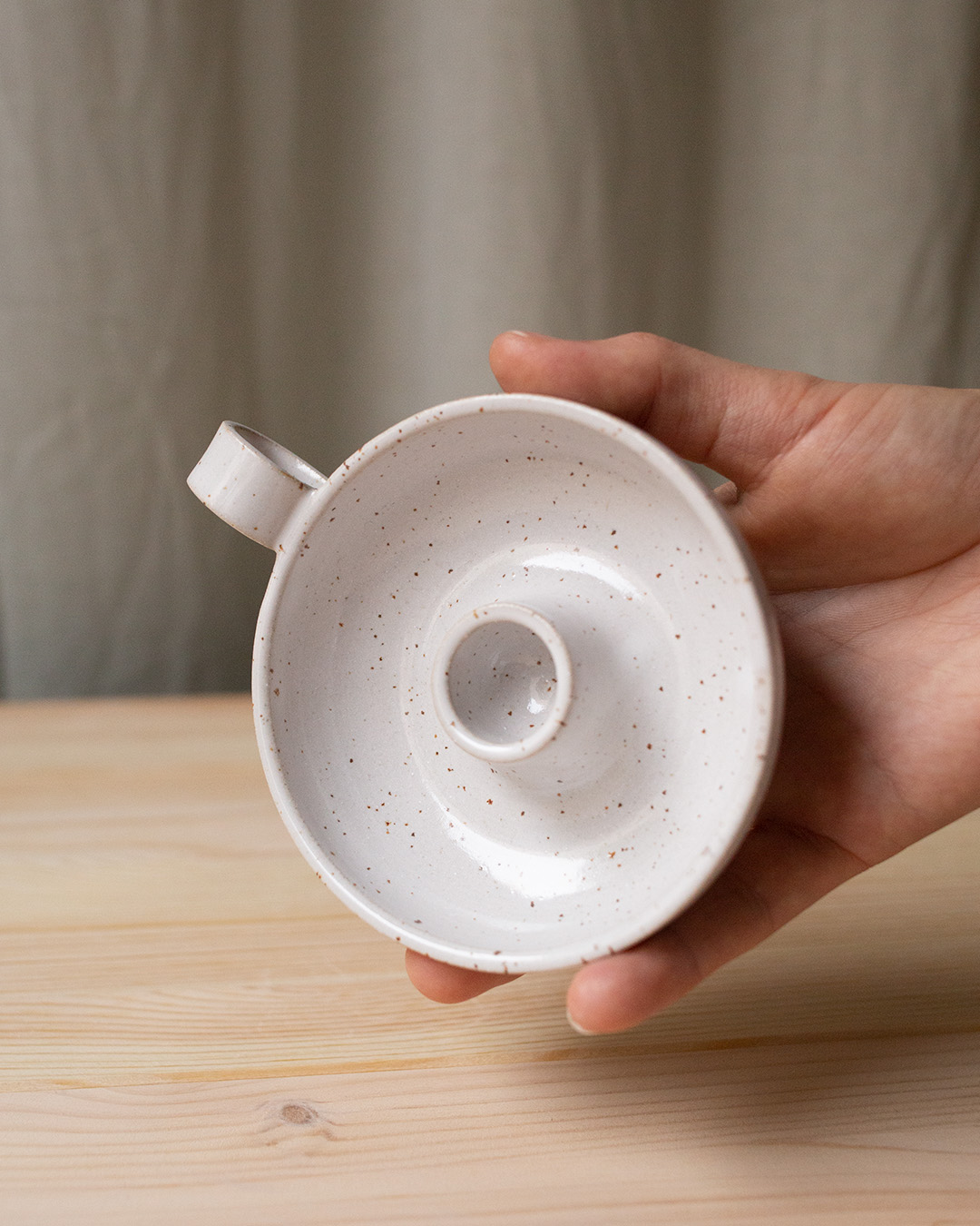 Candle holder – Snäckskal by Emelie Zetterberg