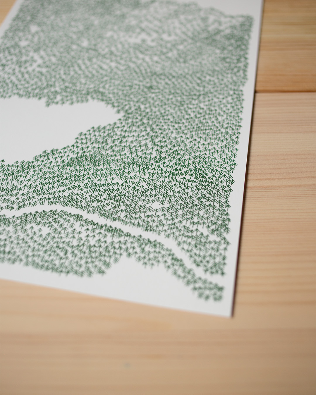 Skogslandskap II & III by Emelie Zetterberg